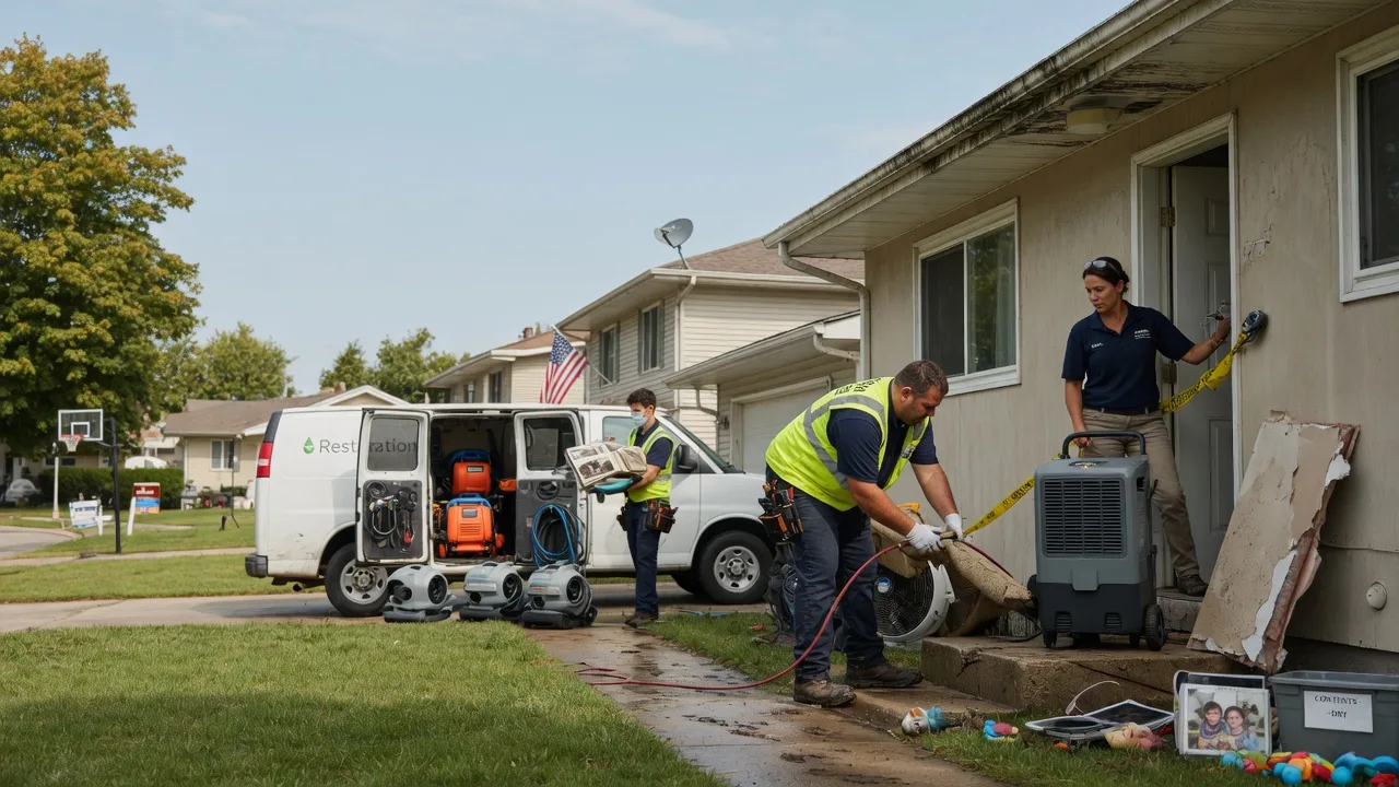 Water Damage Restoration in Veedersburg, IN near me